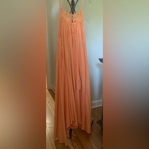 Free People orange dress